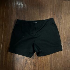 Kenneth Cole Reaction Black Flat Front Shorts